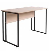 Стол  "SMART CD-019", 1180х600х770 мм, ЛОФТ, металл/ЛДСП ясень шимо светлый, каркас черный, 641947