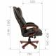 Кресло руководителя Сhairman 408, кожа+PU, черное. Фото товара с разных ракурсов.