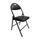 Стул складной для дома и офиса РС94, черный каркас, экокожа черный главное фото в маленьком размере