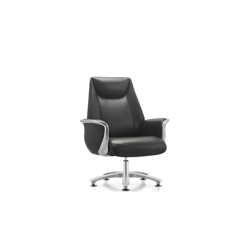 Кресло HAWASAN (ХАВАСАН) PREMIUM EX-801, до 200 кг, алюминий, экокожа, черное, 533235 главное фото